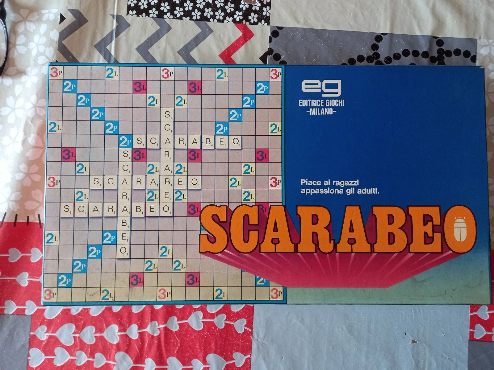 Scarabeo EG · gioco da tavolo vintage, usato