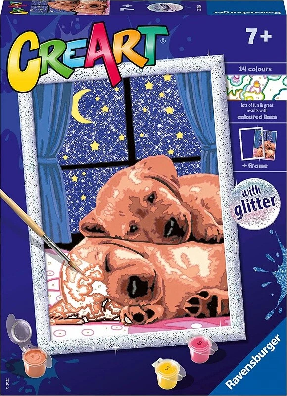 Ravensburger CreArt Serie D — Coppia di cagnolini