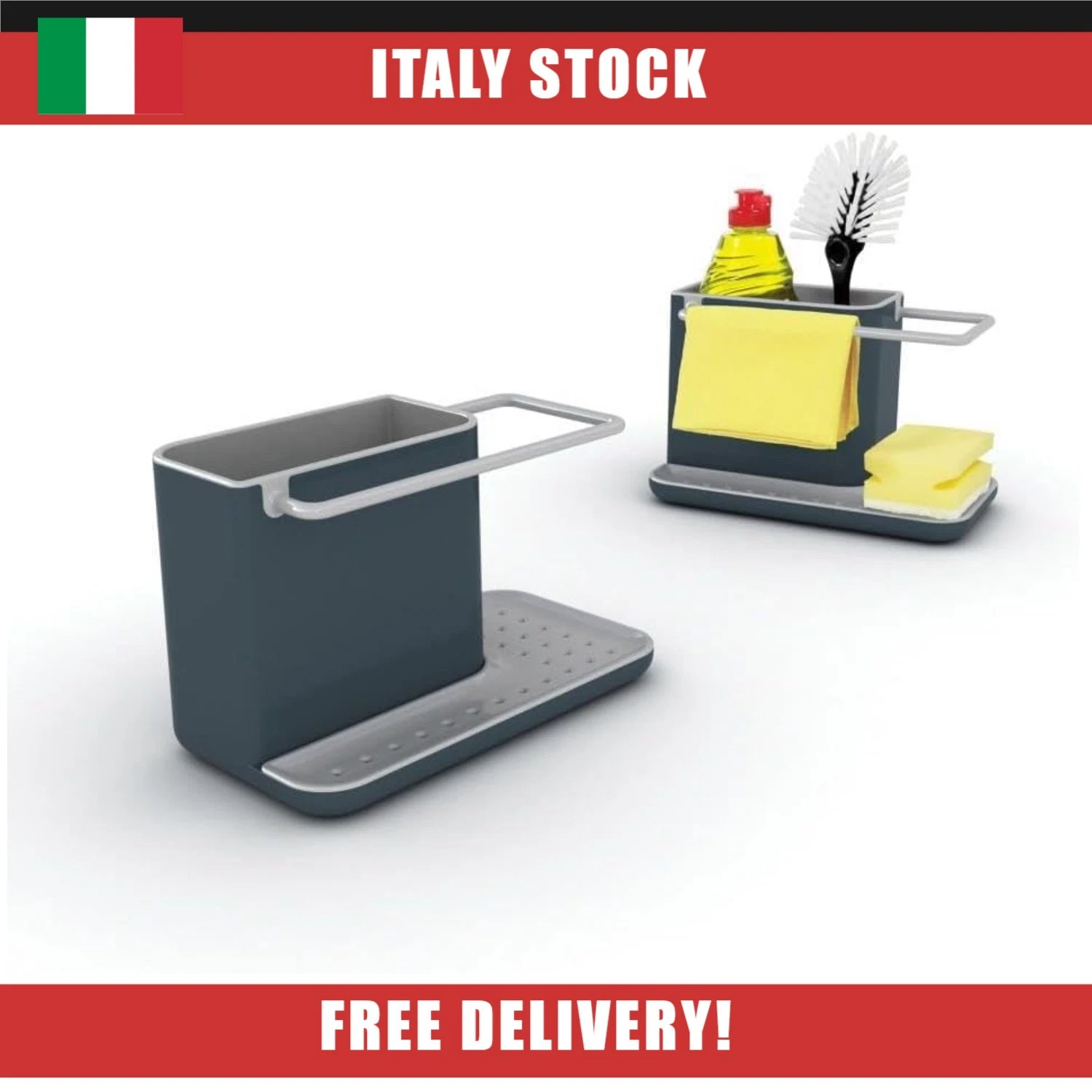 Joseph Joseph — organizer per lavello con portaspugna