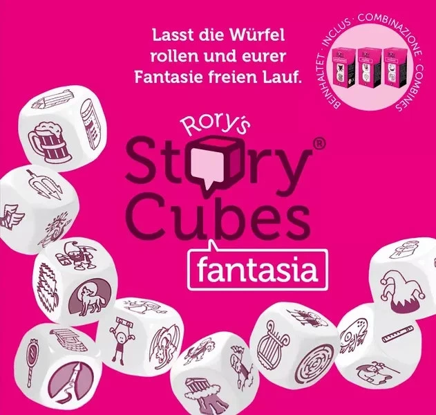 Rory’s Story Cubes Fantasia — dadi cantastorie, regole in italiano