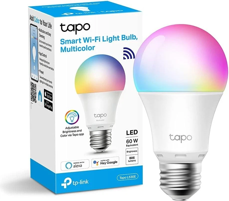 TP-Link Tapo L530E — lampadina Wi-Fi multicolore E27
