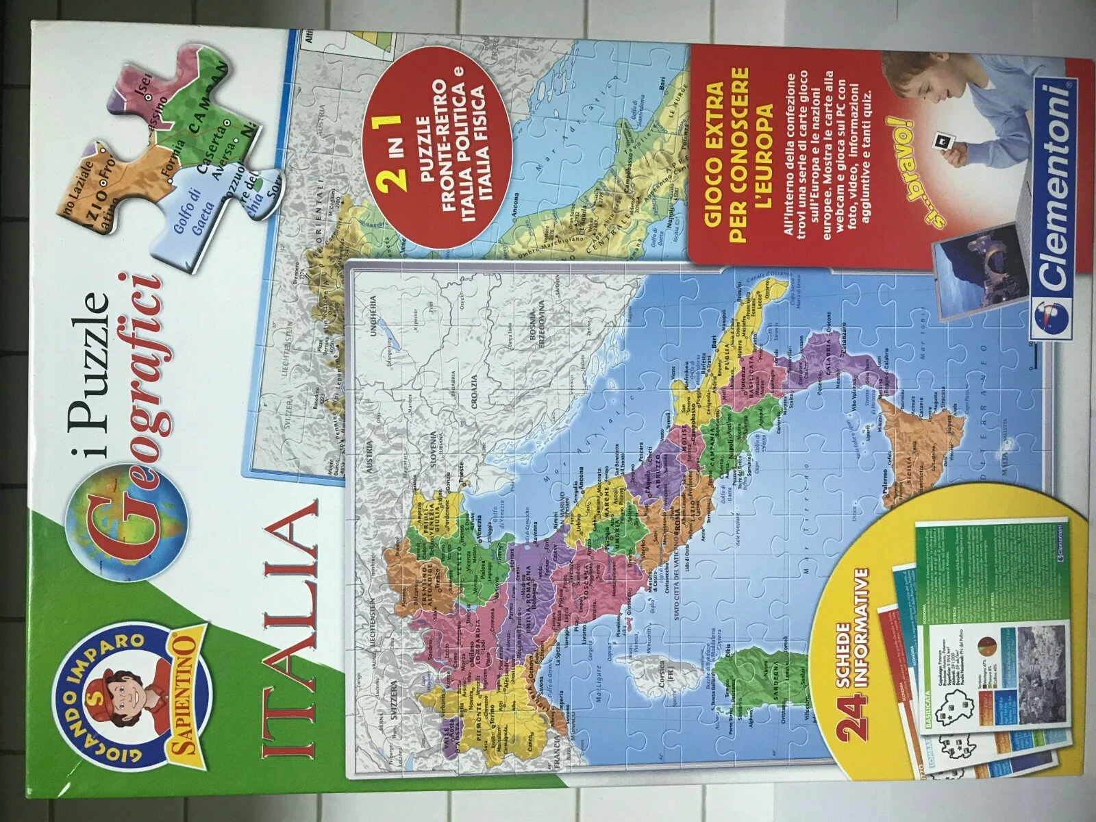 Clementoni — puzzle geografico Italia