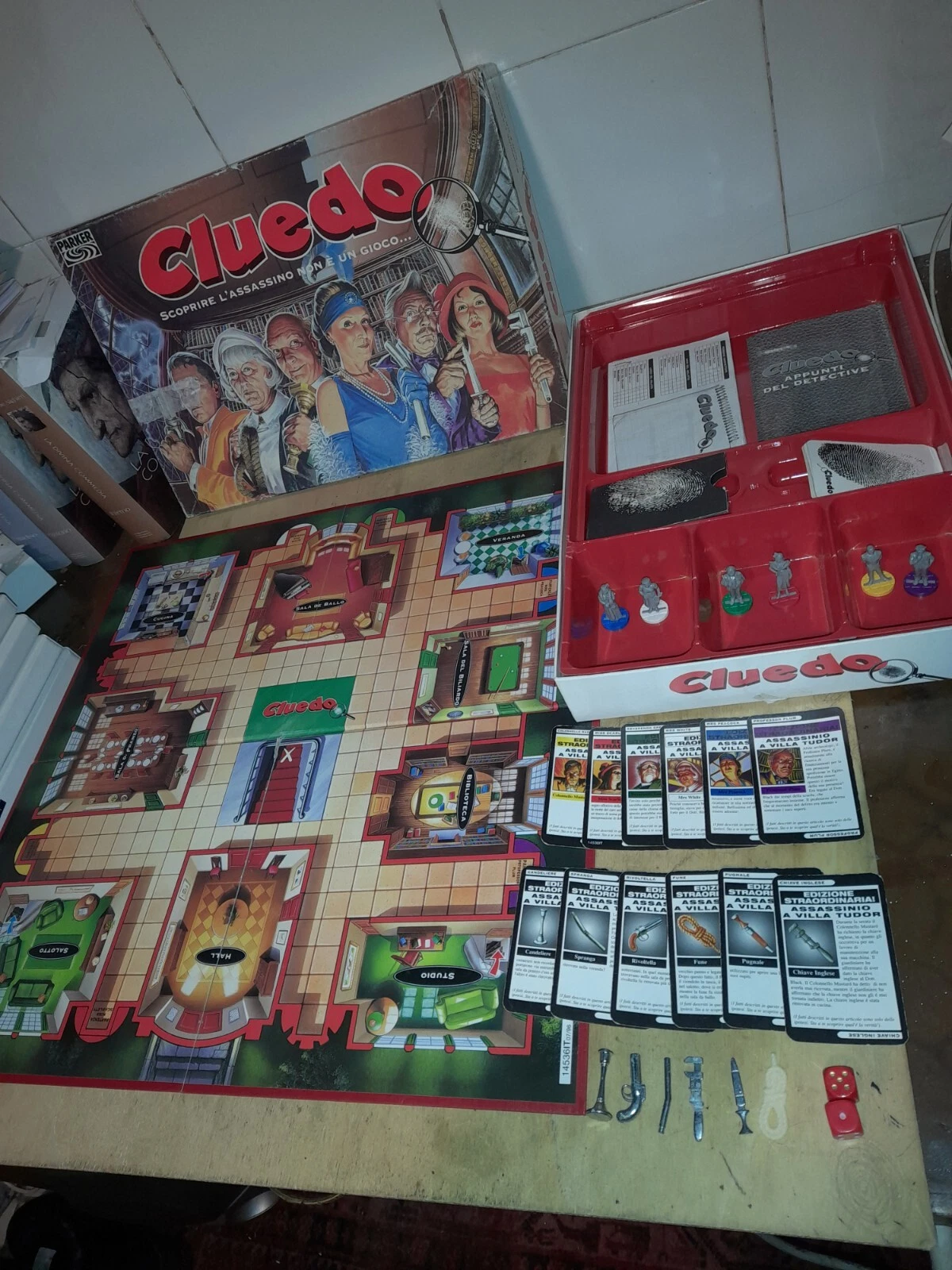 Cluedo Parker 1996 — gioco da tavolo vintage