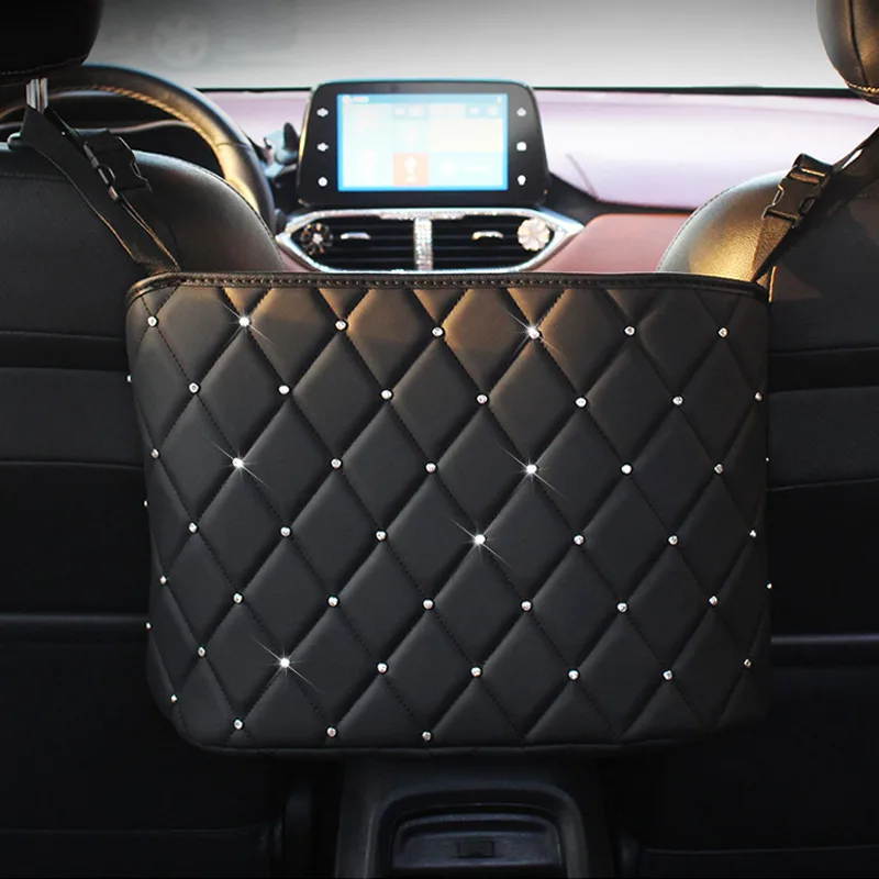 Porta borsa tra i sedili dell'auto