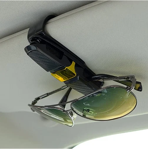 Clip portaocchiali per auto